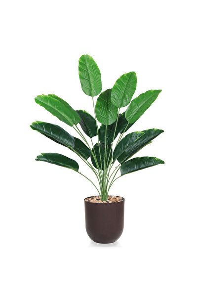 co arma Artificial banana tree with 18 leaves, 85 cm high