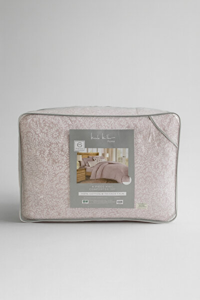 Bee Home Bed and Bath Kali Paisley | 100% Cotton Double 9-Piece Comforter Set | Black friday