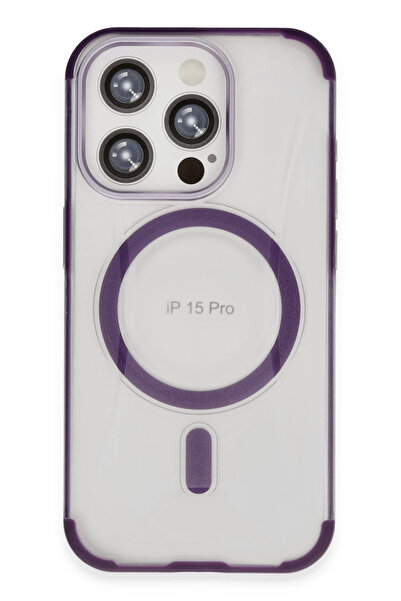 Joko غطاء MTXDPN لهاتف iPhone 15 Pro من نوع Hilton Magsafe - (113100) بنفسجي ...