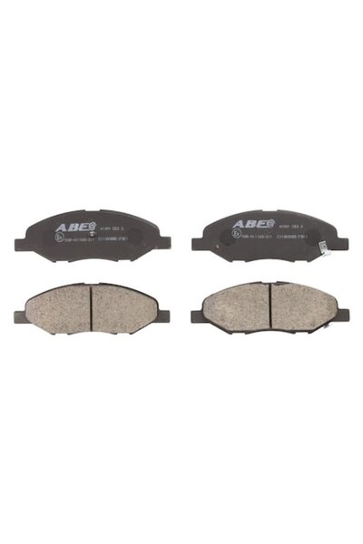 Abe Set de 4 plăcuțe de frână față, compatibile cu NISSAN CUBE, JUKE, LATIO, ...