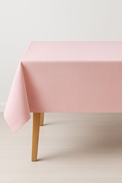 Mirilliahome Dertsiz Duck Linen Tablecloth |   With 4, 6 Person Seating and Square Table Options