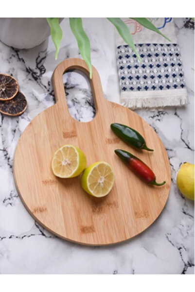 Store Round Bamboo Cutting Board
