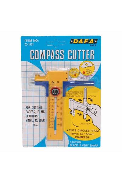 Dafa سكين تقطيع دائري 1-15 سم