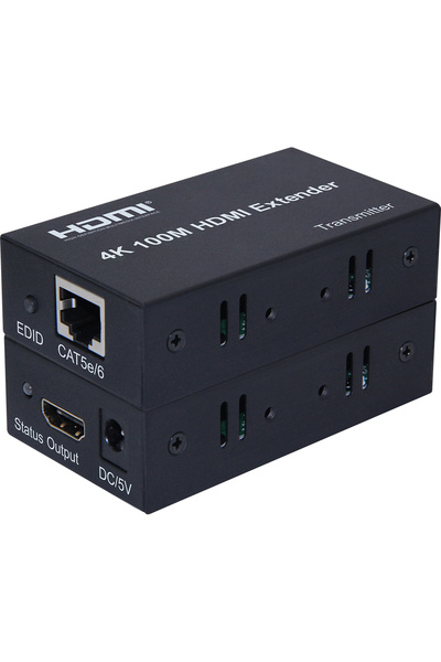 HDMI موسع مع التحكم بالأشعة تحت الحمراء HDCP 1080p 4K RJ45 Cat5e/6 100 متر