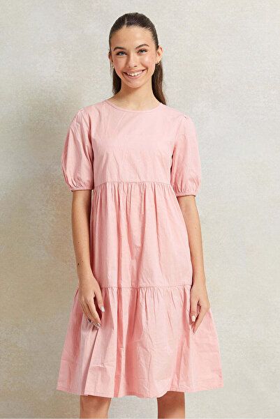 REDTAG Senior Girls Pink Dress