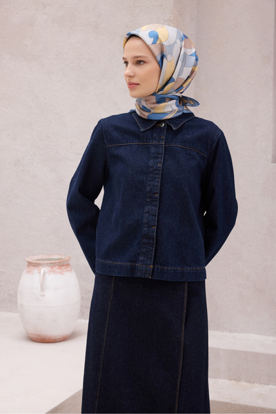 Belli Geometric Pattern Silk Twill Scarf 4213D01-58