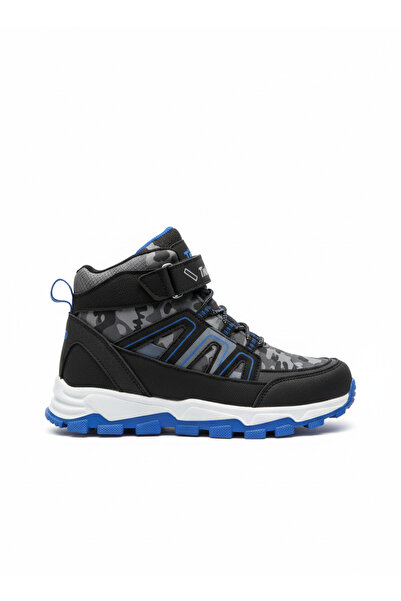 Bonjey Unisex Çocuk Bot Outdoor Kışlık Su Geçirmez Cırtlı Kaymaz Taban