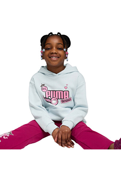 Puma Hood X Hello Kitty Friends Relaxed Gra, White, Kids
