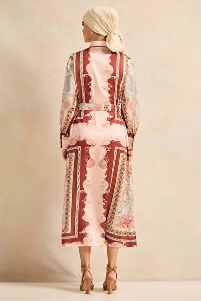 REDTAG Women Multicolour Printed Collared Dress