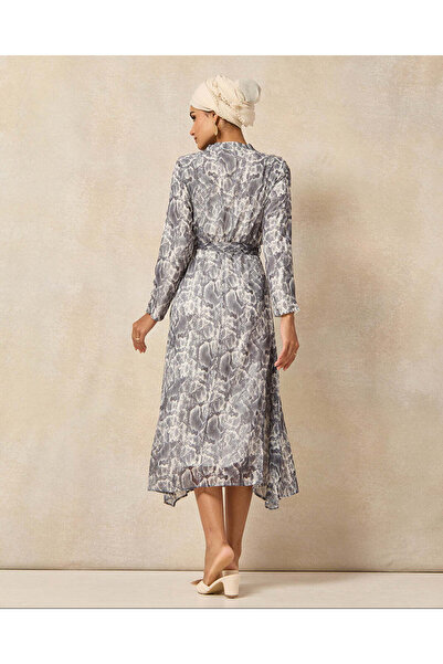 REDTAG Women Multicolour Printed Ruffle Dress