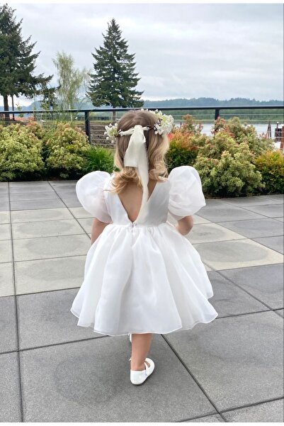 SHClothing accessories Girl's Organized Tulle Special Occasion Dress Birthday Wedding Party Dress (Buckle Not Included)