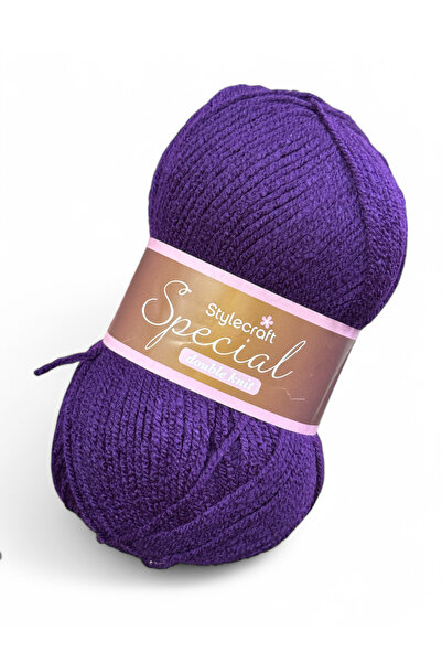 stylecraft Double Knit knitting yarn, Dark Purple