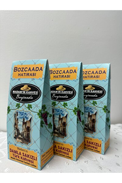 Madamın Kahvesi Damla Sakızlı Türk Kahvesi 3’lü Set