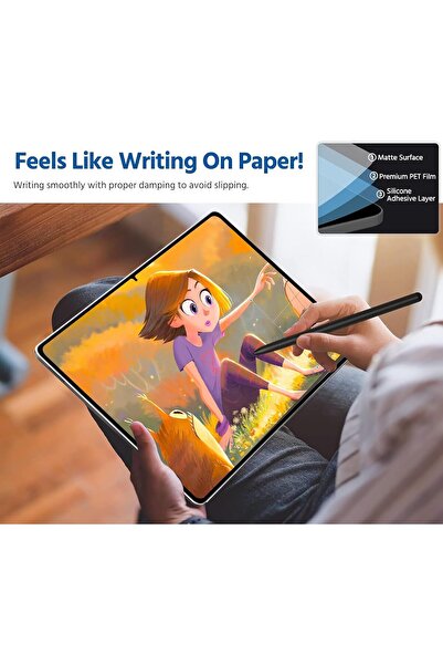 Generic Lukoni Paper-like Screen Protector 2-Pack for Honor Pad V9 11.5 inch (2025) - Matte, Scratch-Resista