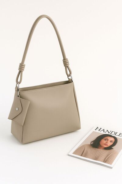 Handley Луксозна чанта за рамо с голям капацитет (с портмоне в подарък)