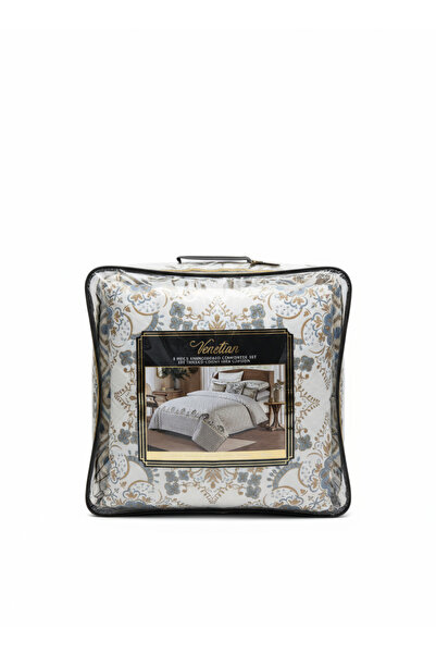 Bee Home Bed and Bath Velora| 100% Cotton Double 11-Piece Duvet Set | Black friday