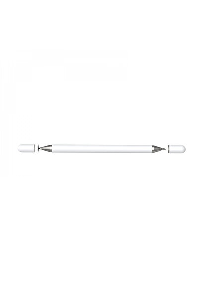 WIWU Pen with cap compatible with all Android and iOS smart devices. No charging or batteries required - white color.