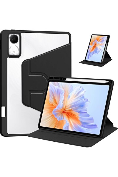 URBBKING جراب قابل للدوران 360 درجة لجهاز Honor Pad V9 مقاس 11.5 بوصة (أسود)