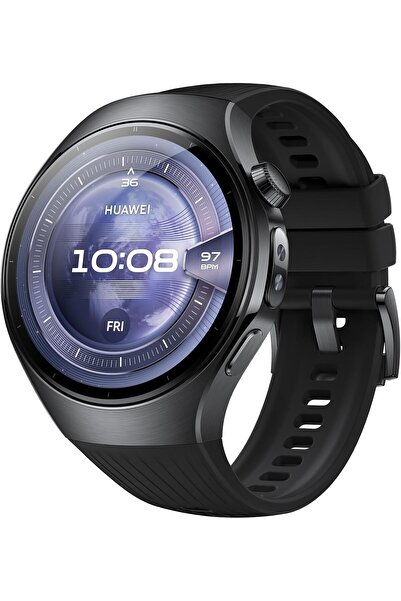 Huawei WATCH 5 (46mm) Smartwatch — X-TAP Sensor, Fingertip SpO2, eSIM, Black