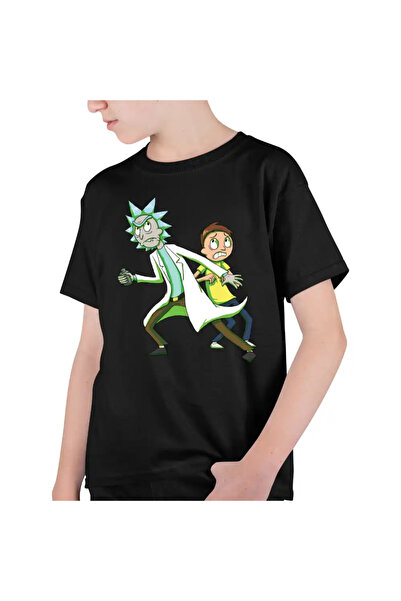 OEM Tricou Copii Baieti Rick and Morty Fanart Aventuri