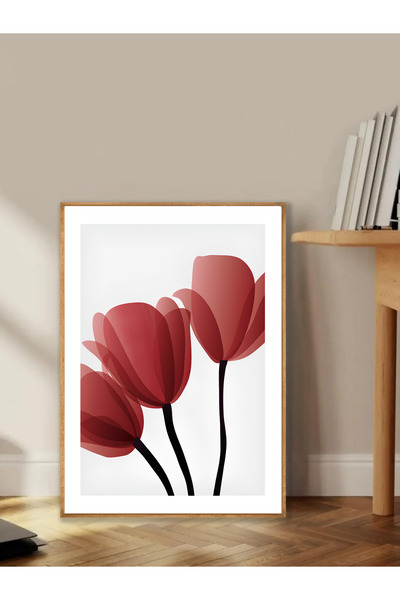 Tuba Decor Tablo dintr-o singură bucată cu rame din lemn pentru sufragerie, s...