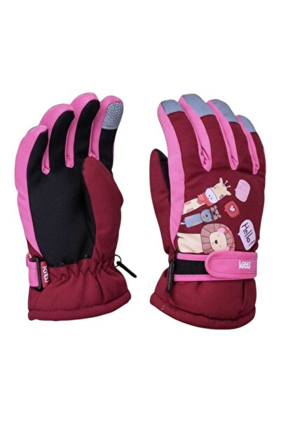 Aware Time Kitti 4-8 Years Old Girls' Snow Ski Gloves