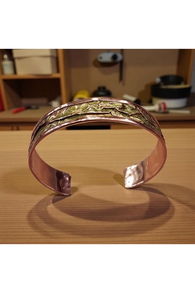 Bakır Center Pure Copper Bracelet Authentic Bracelet Copper Bracelet Colorful...