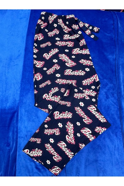 Kuryıldız Kadın Süet Yumuşak Doku Karakterli Kışlık Pijama Altı