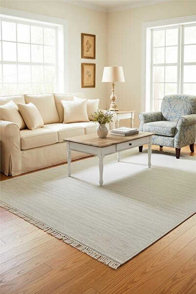 outlet halı deposu istanbul halı deposu Bukle Bej Antialerjik İskandinav Kesme Halı