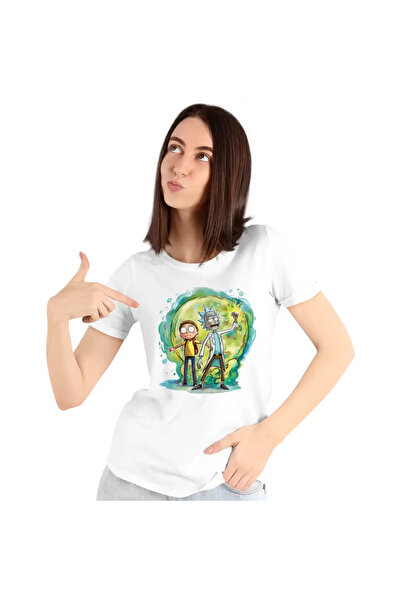 OEM Tricou Femei Rick and Morty Planete Spatiu