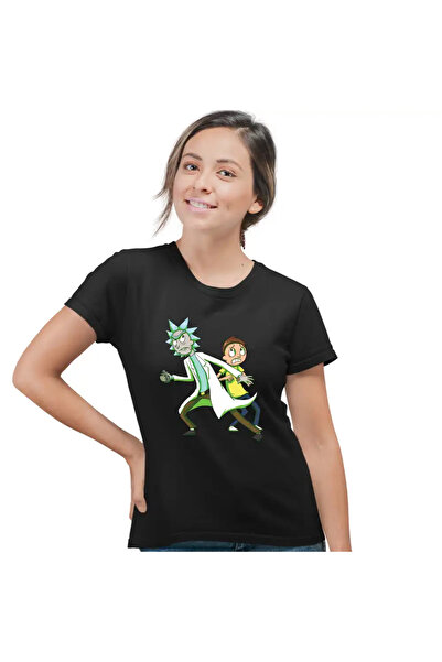 OEM Tricou Femei Rick and Morty Fanart Aventuri