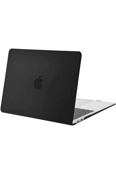 007 Skidoo Hard Plastic Protective Case for MacBook Air 13-inch (2018-2022, A2337/A2179/A1932) - Black
