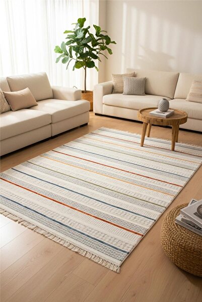 outlet halı deposu istanbul halı deposu Renkli Antialerjik Dokuma Taban İskan...