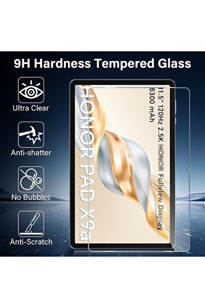 007 واقي شاشة من الزجاج المقوى QIXUZENI (عبوة من قطعتين) لجهاز Honor Pad X9a ...