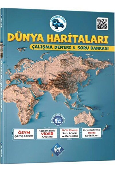 Ankara Kitap Merkezi Coğrafyanın Kodları Dünya Haritaları Çalışma Defteri ve ...