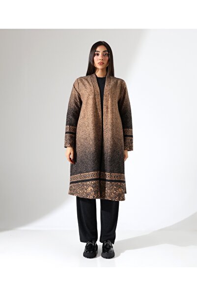 Fi'l Arz Fashion Women's Cardigan Three-Piece Hijab Mother Set