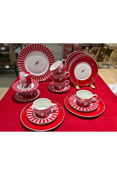 akdenizhome NCY-07081 Acar Prilla 19 Parça Pasta Seti – Şık Sunum ve Servis Seti