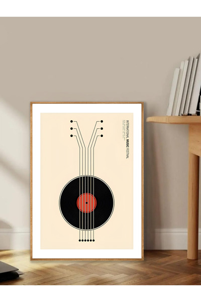 Tuba Decor Tablo dintr-o singură bucată cu rame din lemn pentru sufragerie, s...