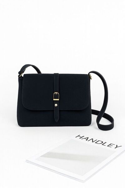 Handley Σουέντ γυναικεία τσάντα ώμου και χιαστί – Μινιμαλιστικό κομψό σχέδιο