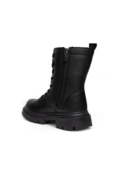 GÜLERSHOES Garantili Su Geçirmez Kaymaz Taban Bağcıklı Fermuarlı Çocuk Kışlık Bot 31-32-33-34-35 Numara