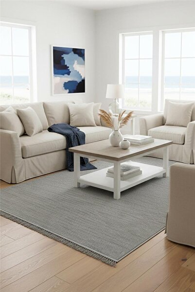 outlet halı deposu istanbul halı deposu Bukle Gri Antialerjik İskandinav Kesme Halı