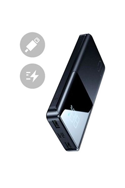 PROTECT بنك طاقة QP191 | 10000 مللي أمبير | لون أسود