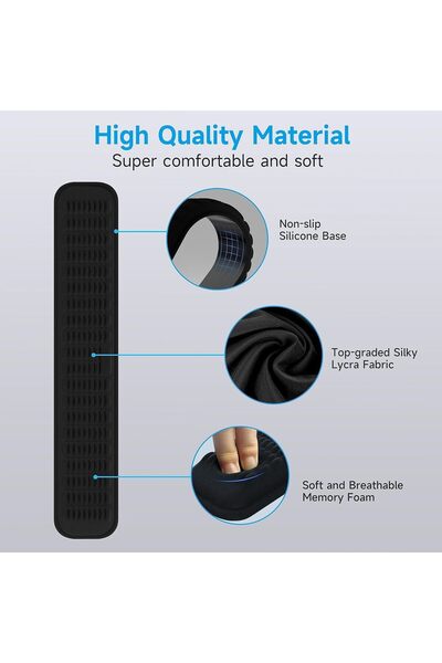 Yelajoy Keyboard Wrist Rest - Soft Memory Foam Wrist Pad (Black)