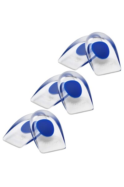 easyCTRL Set de 6 branțuri ortopedice cu gel pentru călcâi, pentru sport sau ...