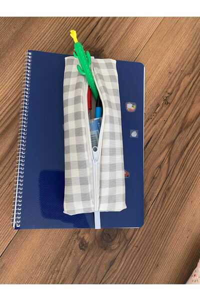 Handmade Su Gecirmez Lastikli Deftere Takilan Kumas Kalemlik Pratik Kalem kutusu Canta duzenleyici kalemlik