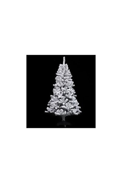 OEM Artificial Snowy Green Christmas Tree 1.8 m with 521 Dense Branches, Metal Base