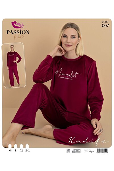 Emir Store Velvet Winter Women's Pajama Set # Gift Pajamas # Thick # Winter # Pijamatakımı # Suitable