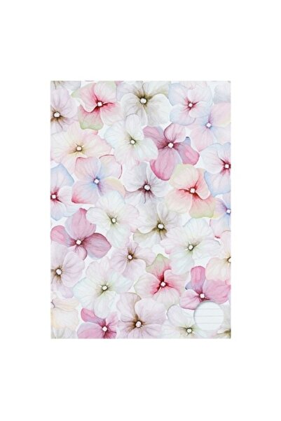 ANTBRO Student Notebook A4 40 Sheets, Dictando Lined, Pink Floral Cover