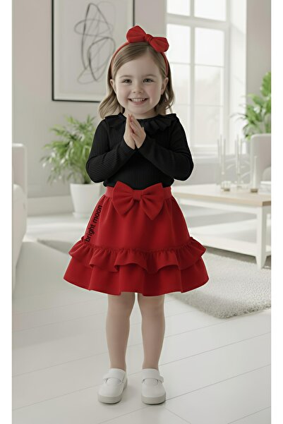 bright moon Girl's Very 3Rd-Place Team Skirt, Bodysuit, Bandana