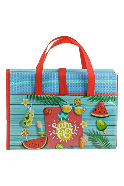 OEM Double Colored Striped Beach Mat 200x180cm